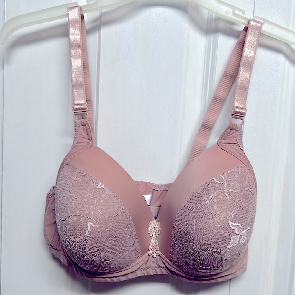 Prima Valentina Rose Pink Unwired Bra Size 42D